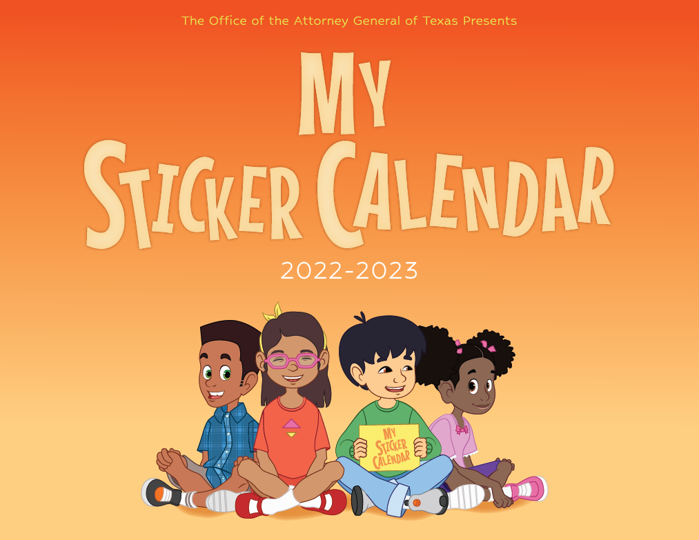 My Sticker Calendar 2022-2023