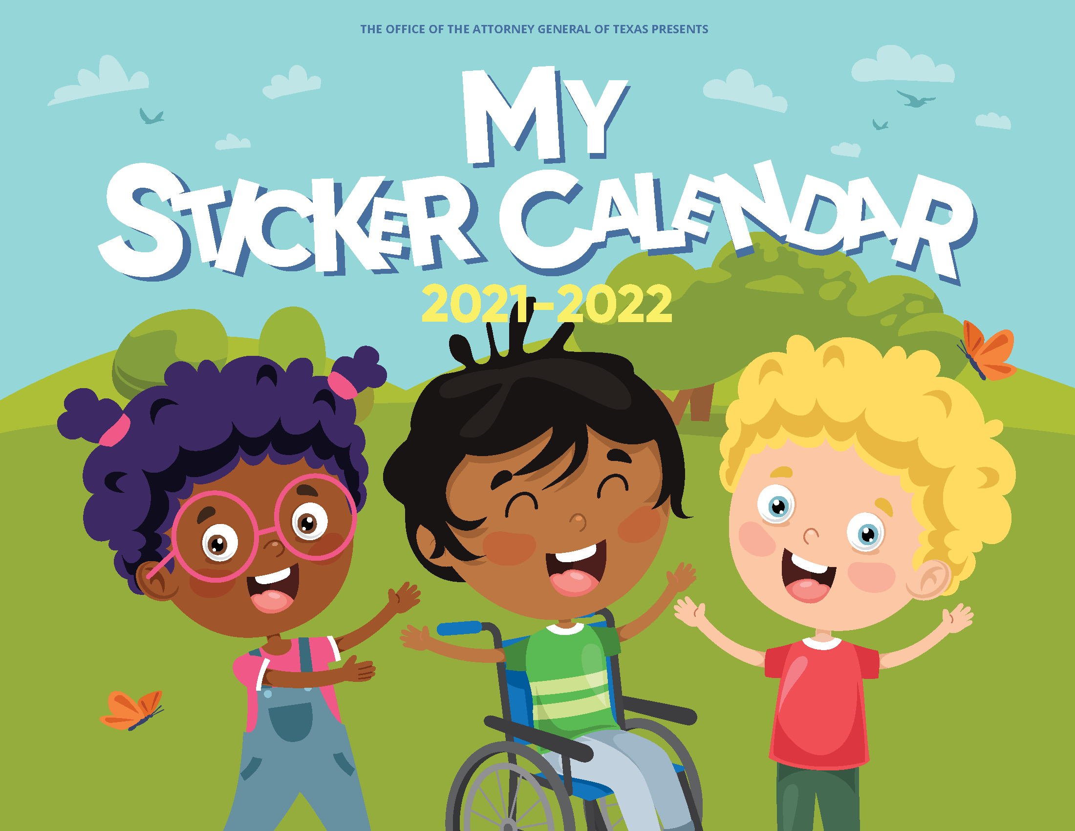 My Sticker Calendar Cover