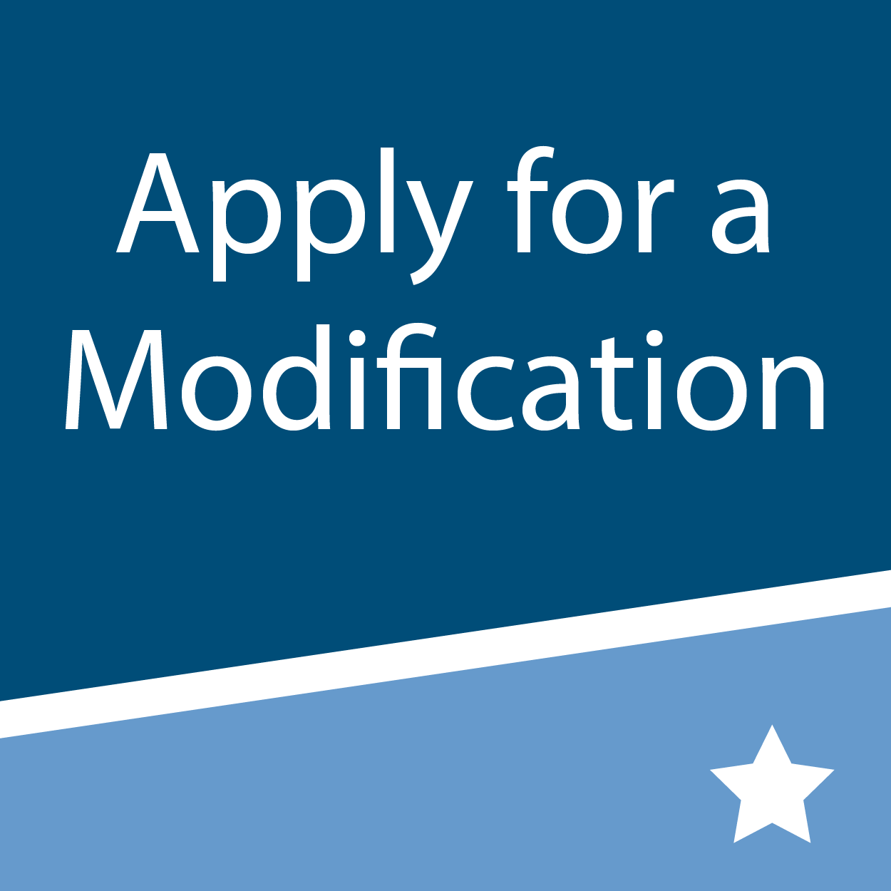 Apply for a Modification